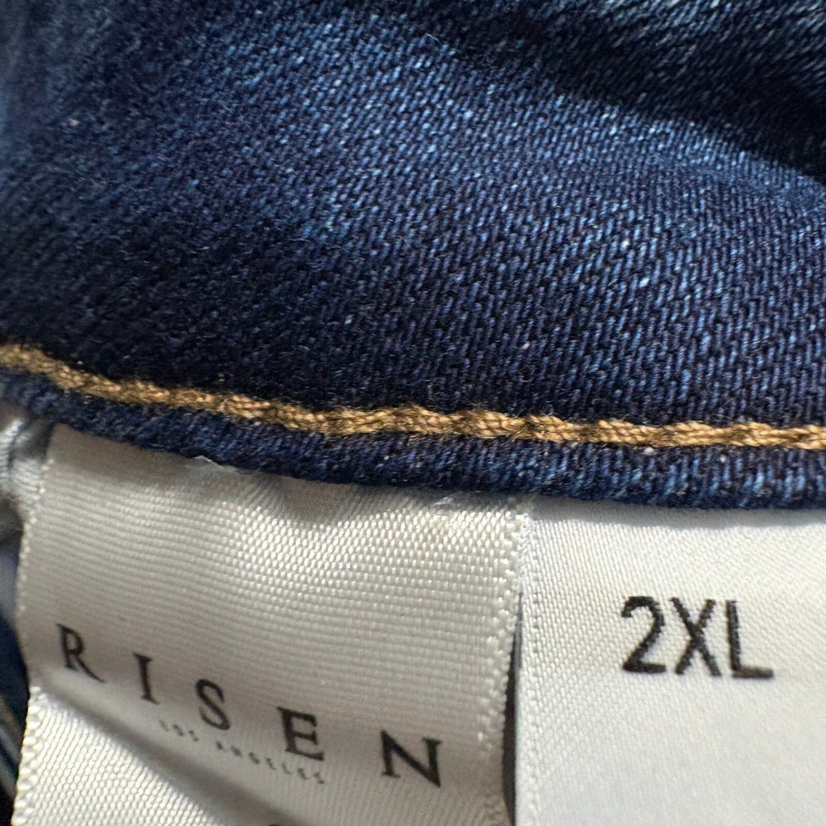 Risen Jeans Womens 2XL Dark Wash High Rise Stretch Denim Skinny Jeans NWT