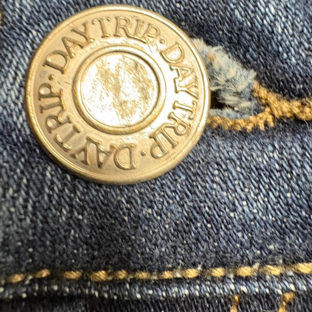 Daytrip Virgo Straight Jeans Womens 30R Blue Denim Stretch Mid Rise