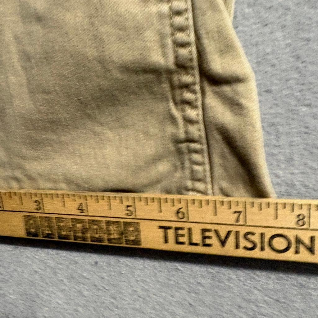 Hollister Khaki Pants Womens 9 W29 Beige Cotton Blend Low Rise Bootcut Stretch