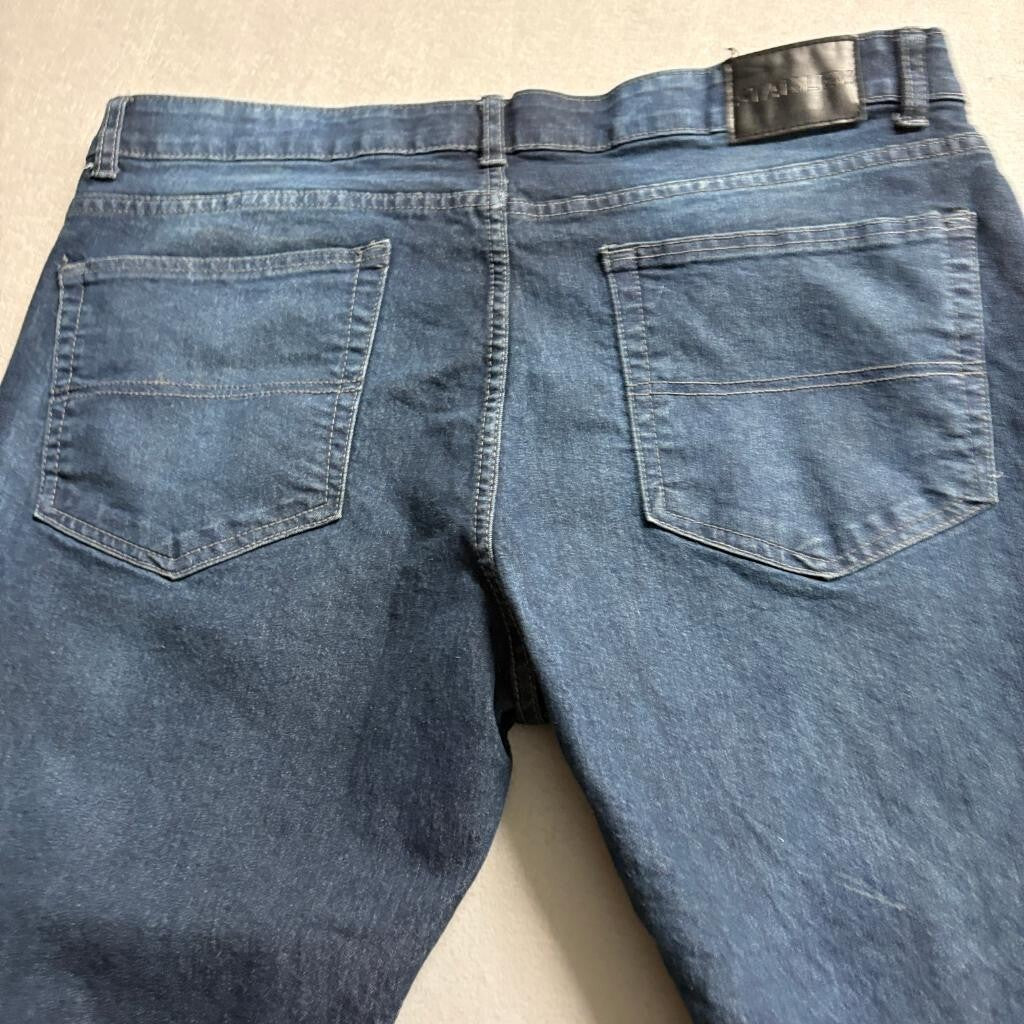 Stanley Stretch Jeans Mens 38x32 Blue Flex Technology Straight Leg Denim Pants