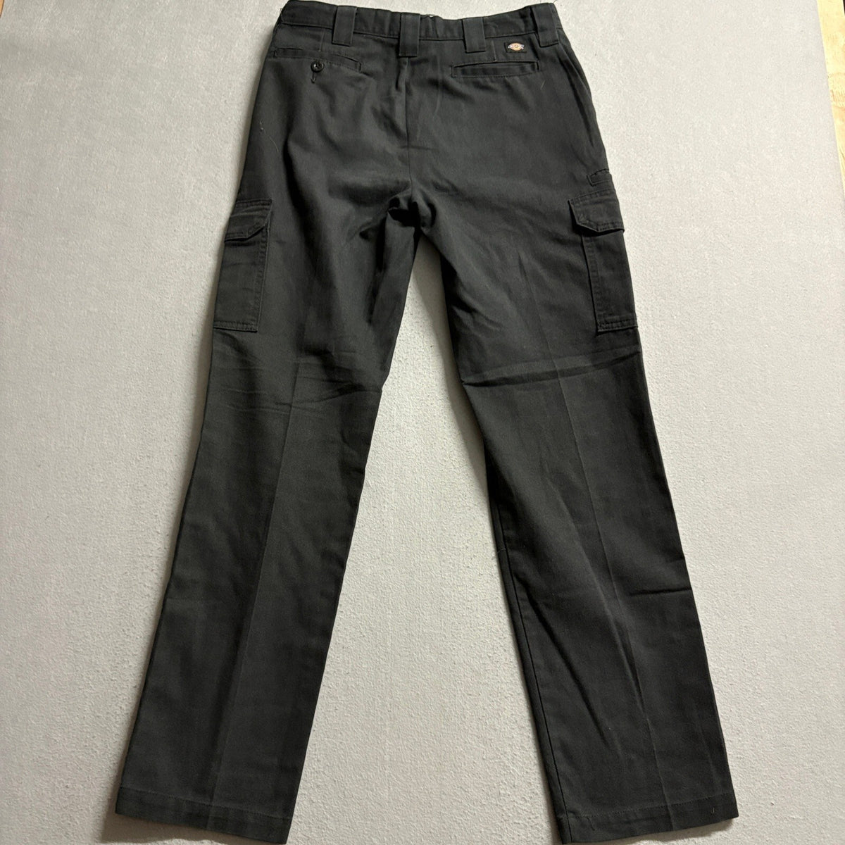 Dickies FLEX Slim Straight Cargo Pants Mens Black Work Pants 31x30 Workwear