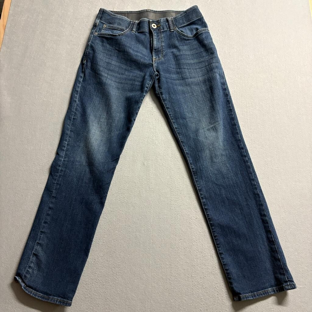 Lee Motion Stretch Mens Jeans Size 30x30 Blue Denim Straight Leg