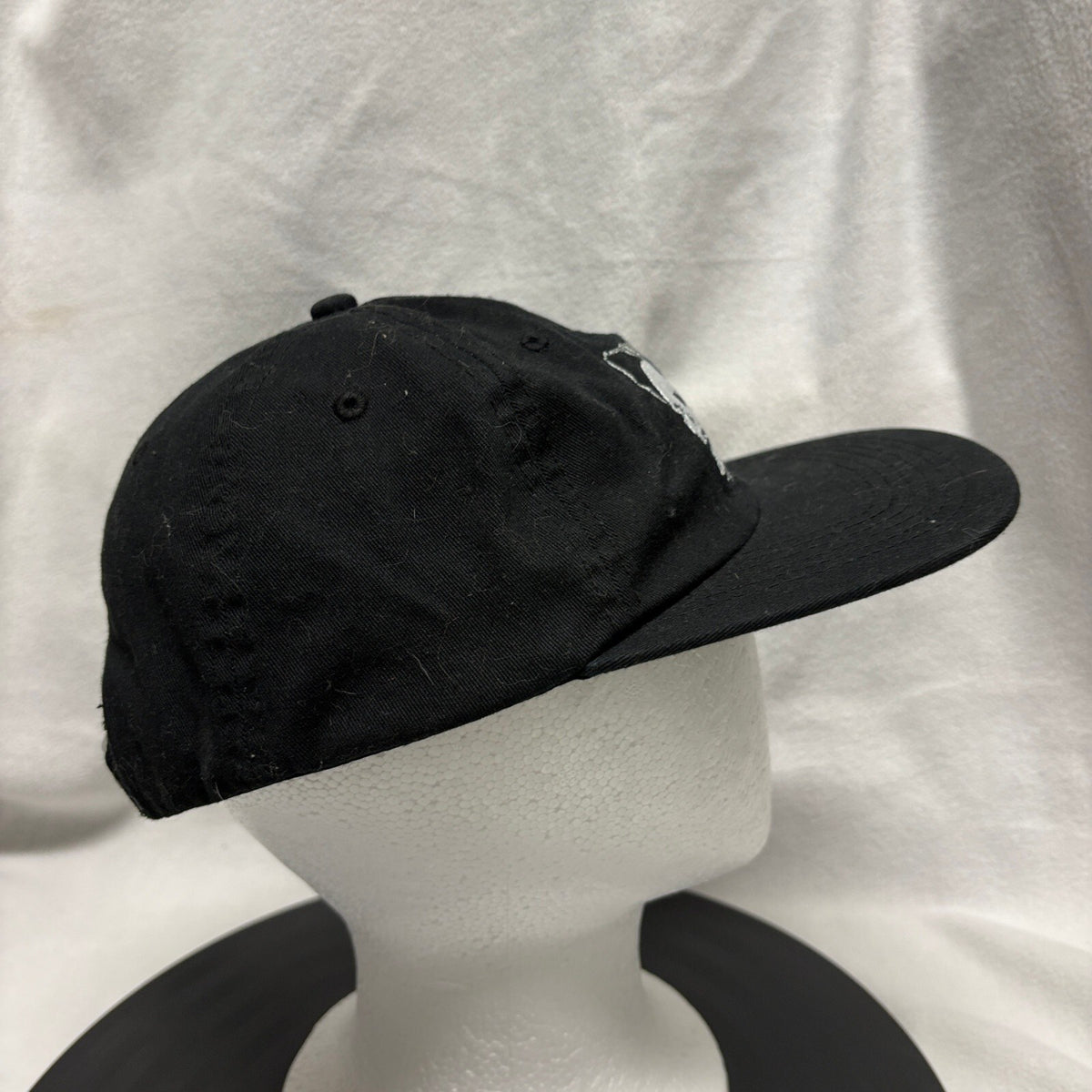 Baker Skateboards Grim Reaper B Logo Snapback Hat Mens One Size Black Cotton - Photo 3