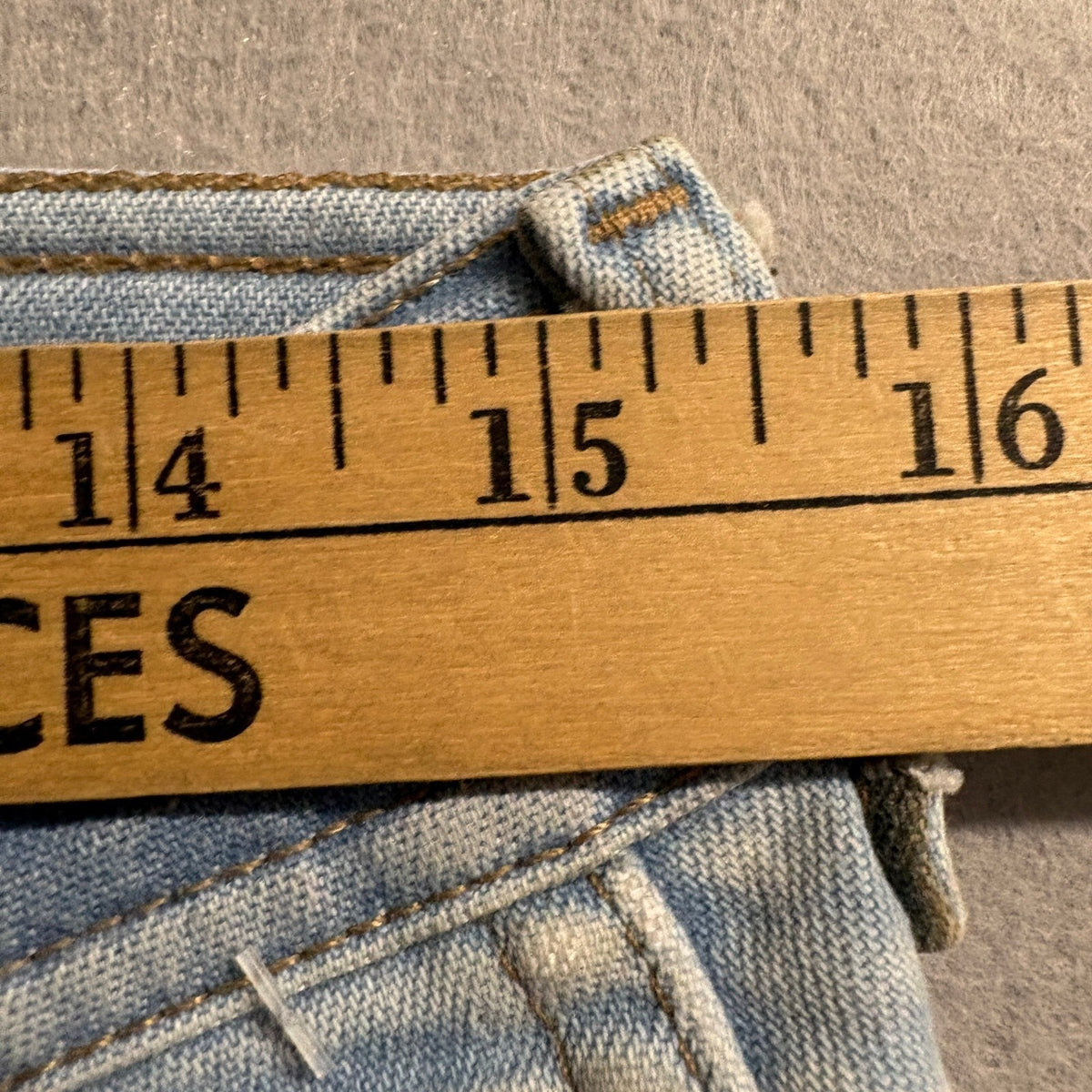 Vintage Wrangler Jeans Mens 30x26 Light Wash Denim Straight Leg Workwear USA