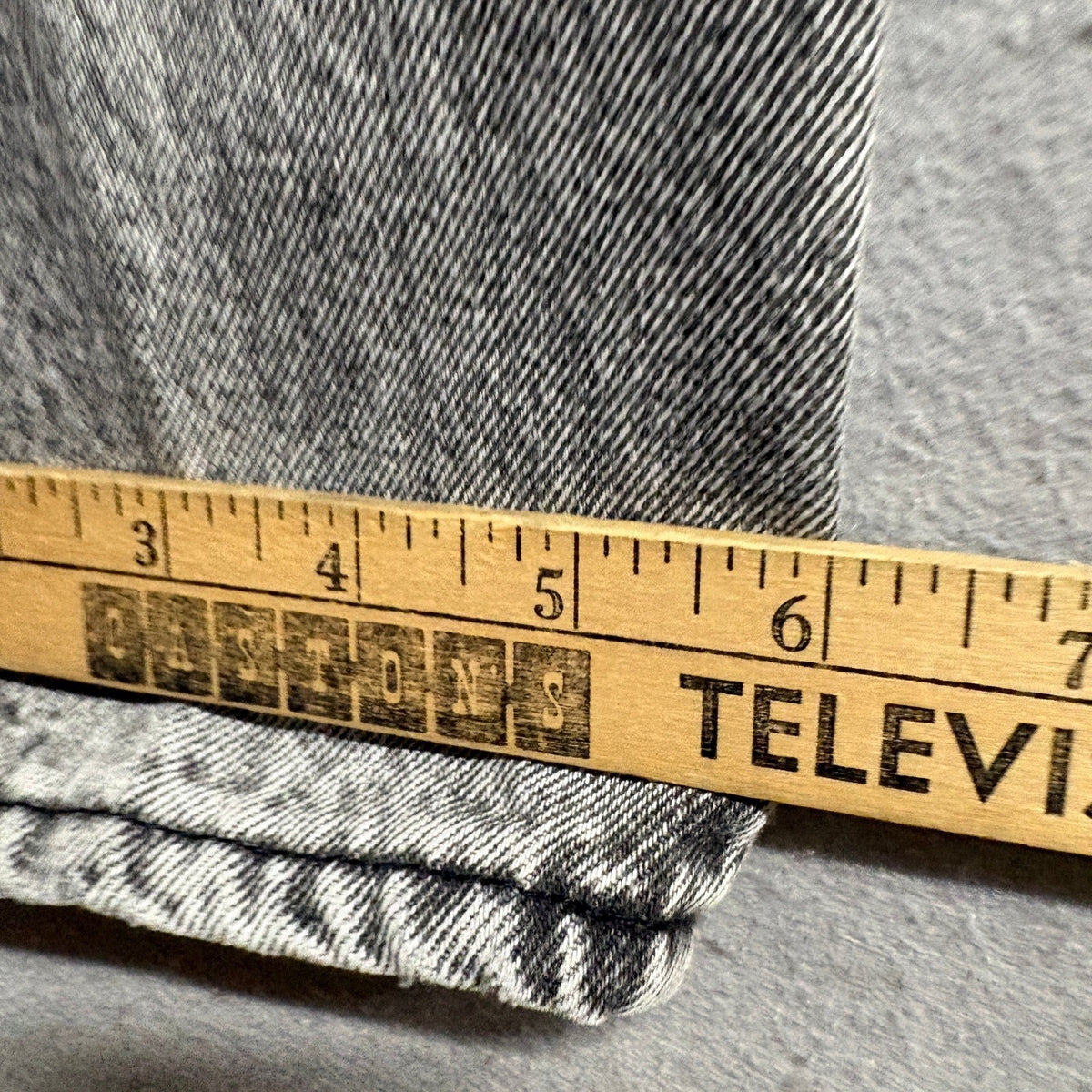 Vintage Palmetto's Acid Wash Jeans Womens Size 9 High Waist Tapered Leg Gray 80s
