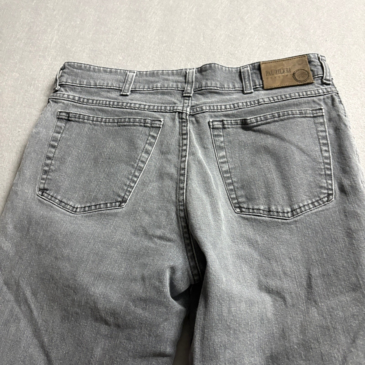 Pal Zileri Concept Jeans Womens 32 Gray Denim Straight Leg Made in Italy