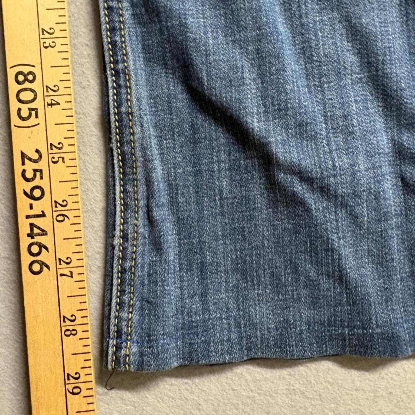 Vigoss Florence Bootcut Jeans Womens Size 0 Blue Denim Low Rise Stretch P1373J