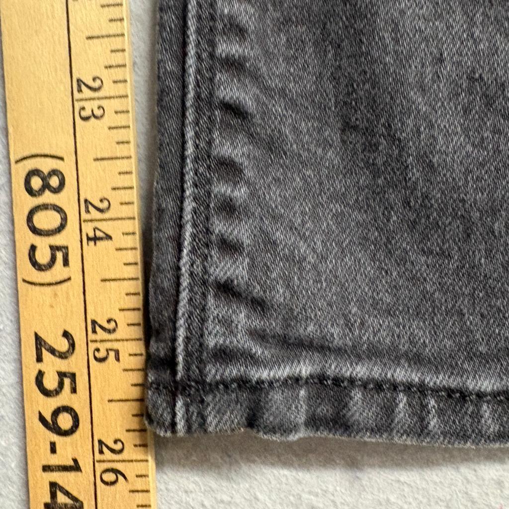 Volcom Vorta Slim Straight Jeans Youth Boys Size 26 Gray Denim Skate Pants