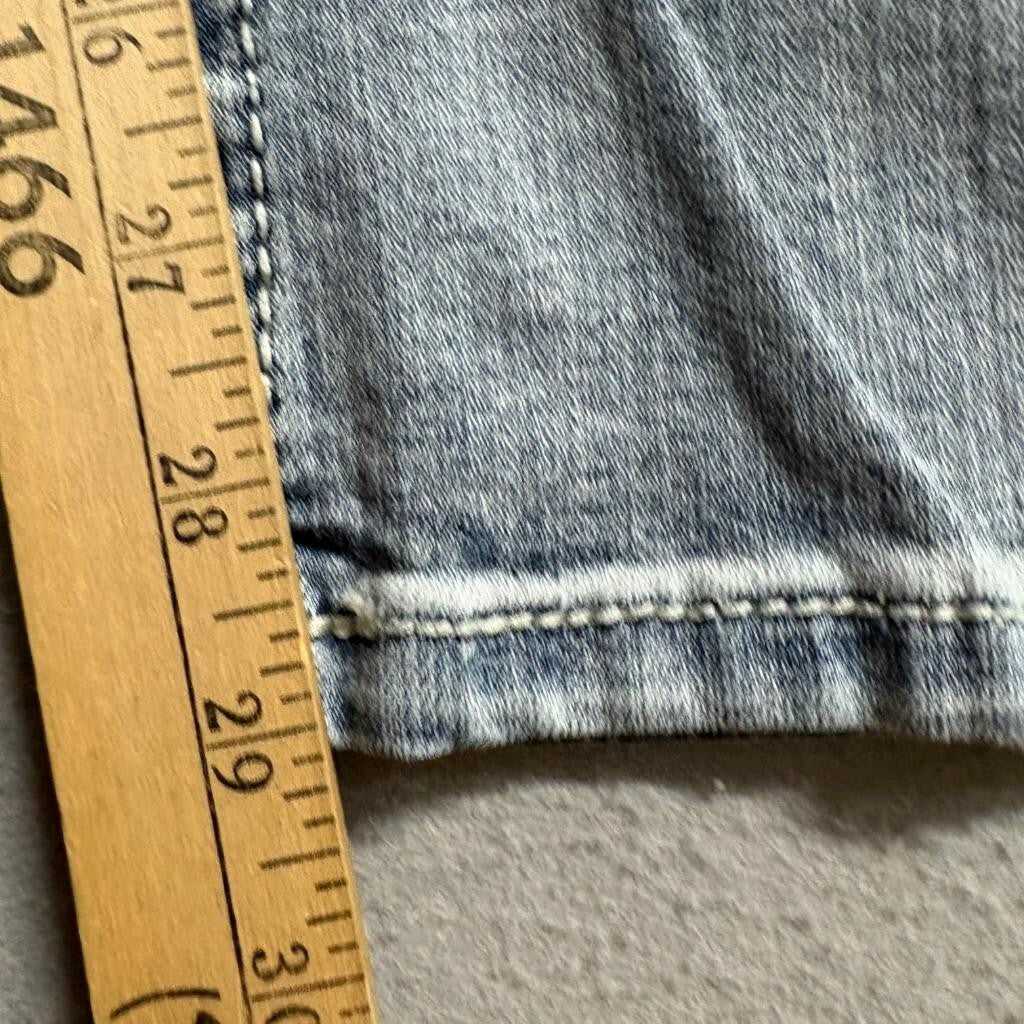 Miss Me Signature Bootcut Jeans Womens 29 Medium Wash Embroidered Flap Pocket