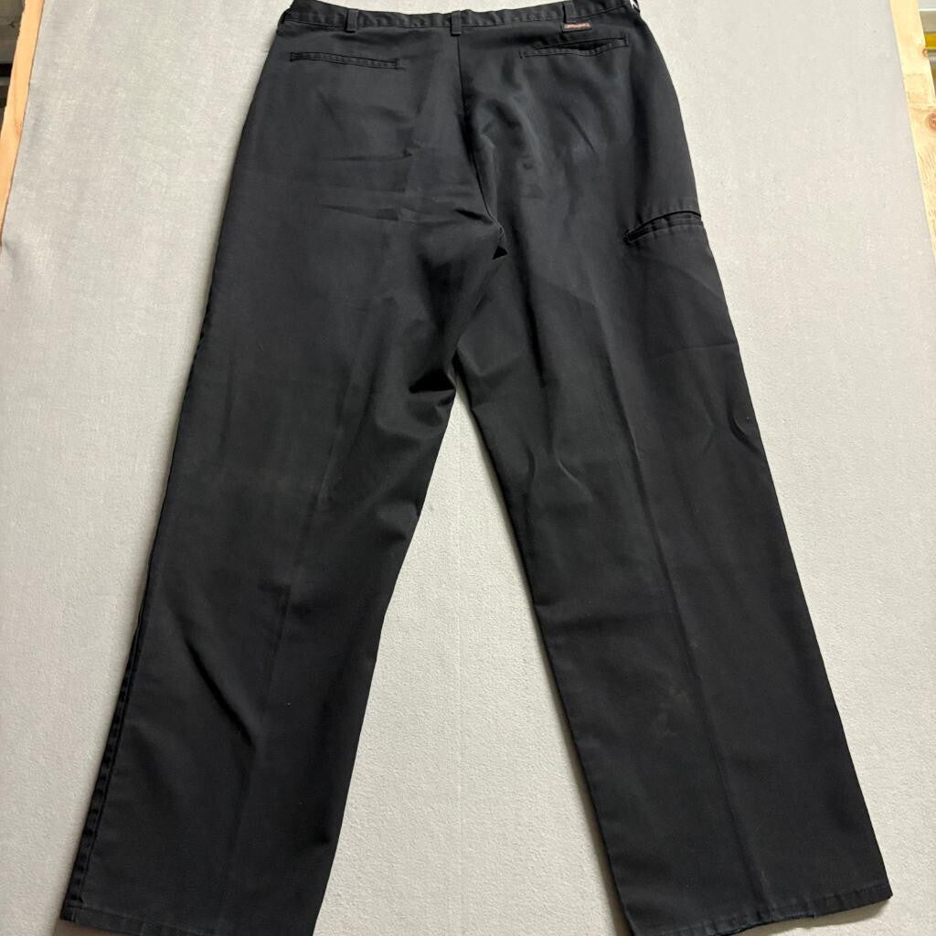 Dickies Double Knee Work Pants Mens 38x30 Black Loose Fit Carpenter Utility
