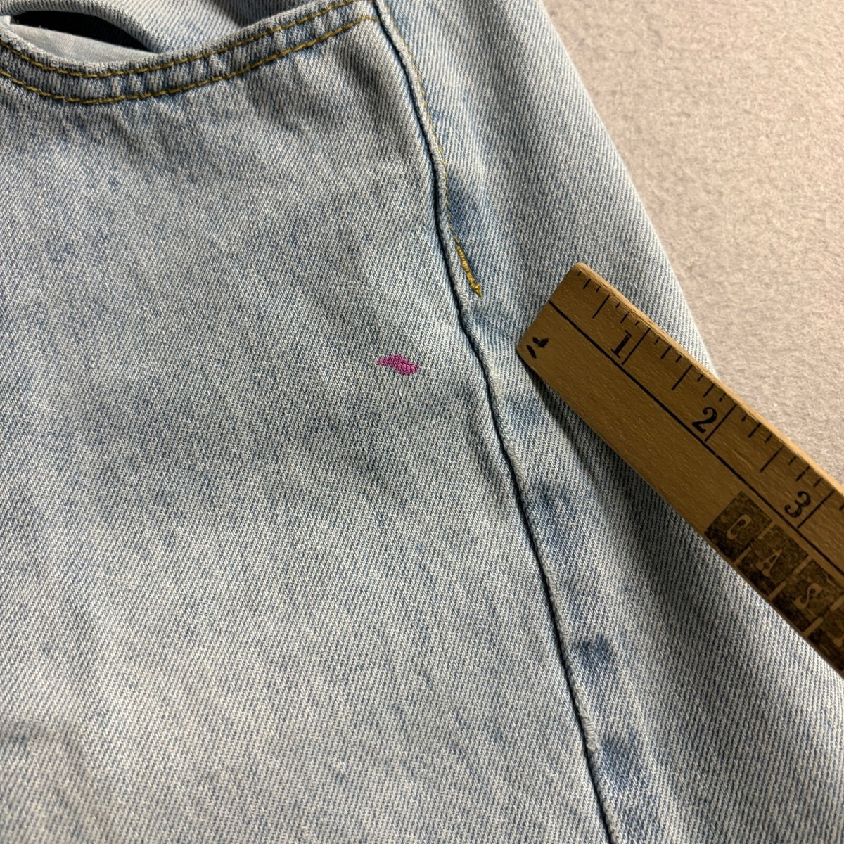 J. Galt Brandy Melville Wide Leg Jeans Womens Size Small Light Wash High Rise