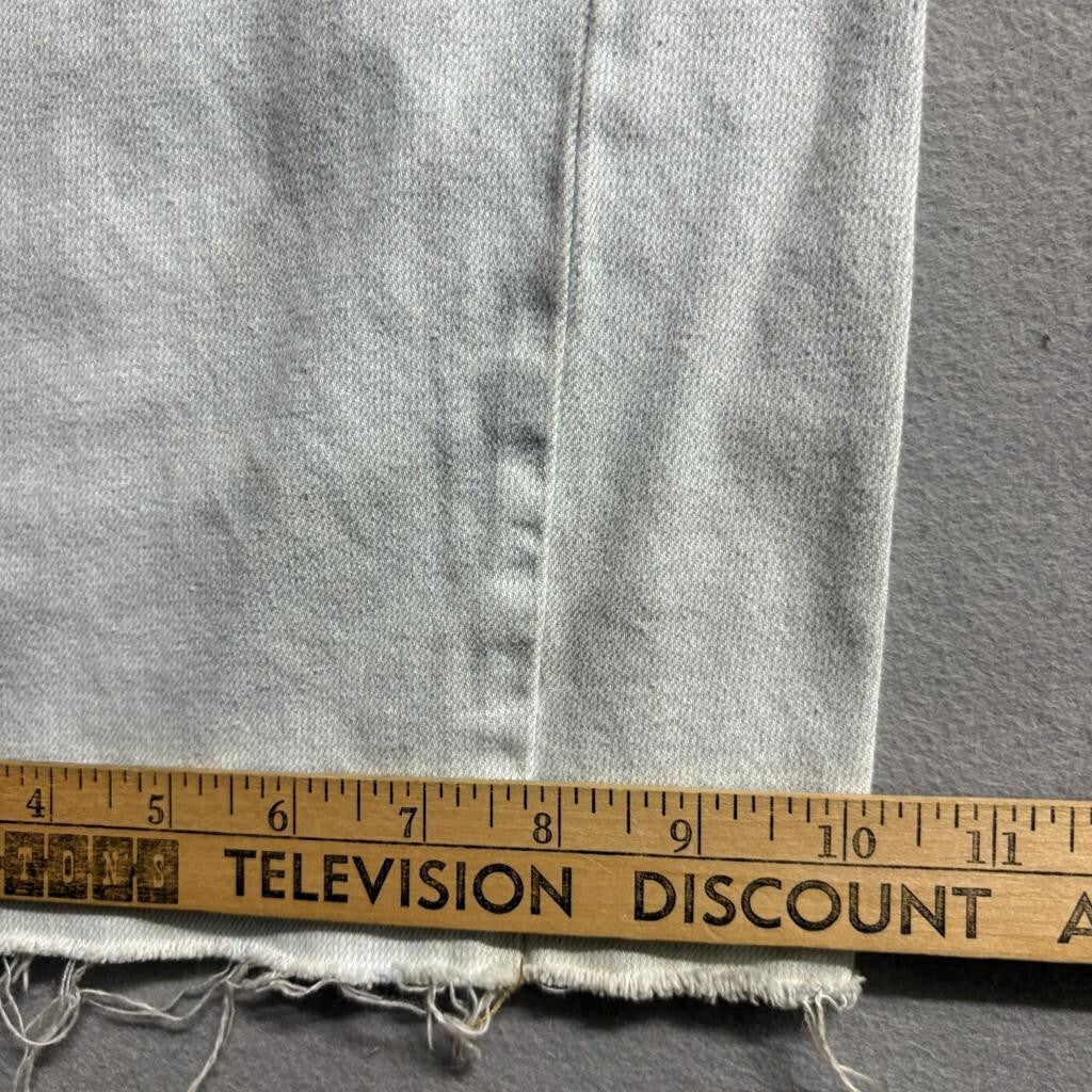 Universal Thread Wide Leg Crop Jeans Womens 2R Light Wash Raw Hem Drawstring
