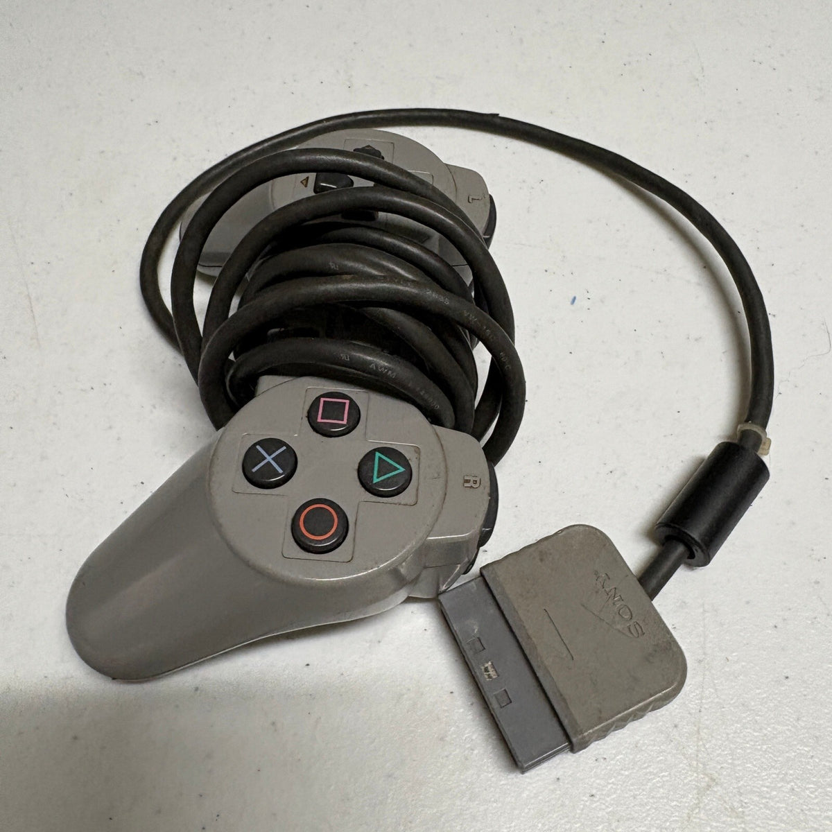 Sony PlayStation 1 Original Controller Grey Wired Gamepad PS1 PSX SCPH-1080