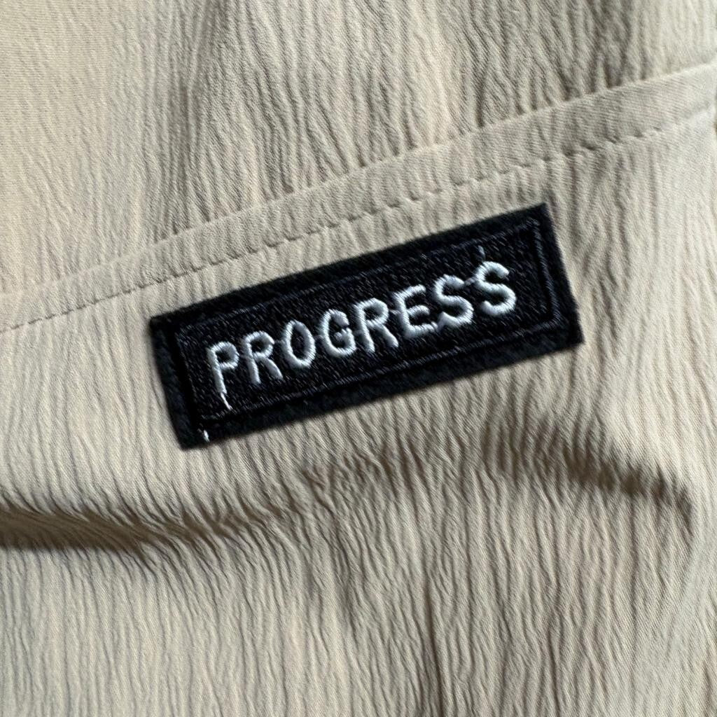 Manfinity Progress Textured Jogger Pants Womens Large Beige Drawstring Casual