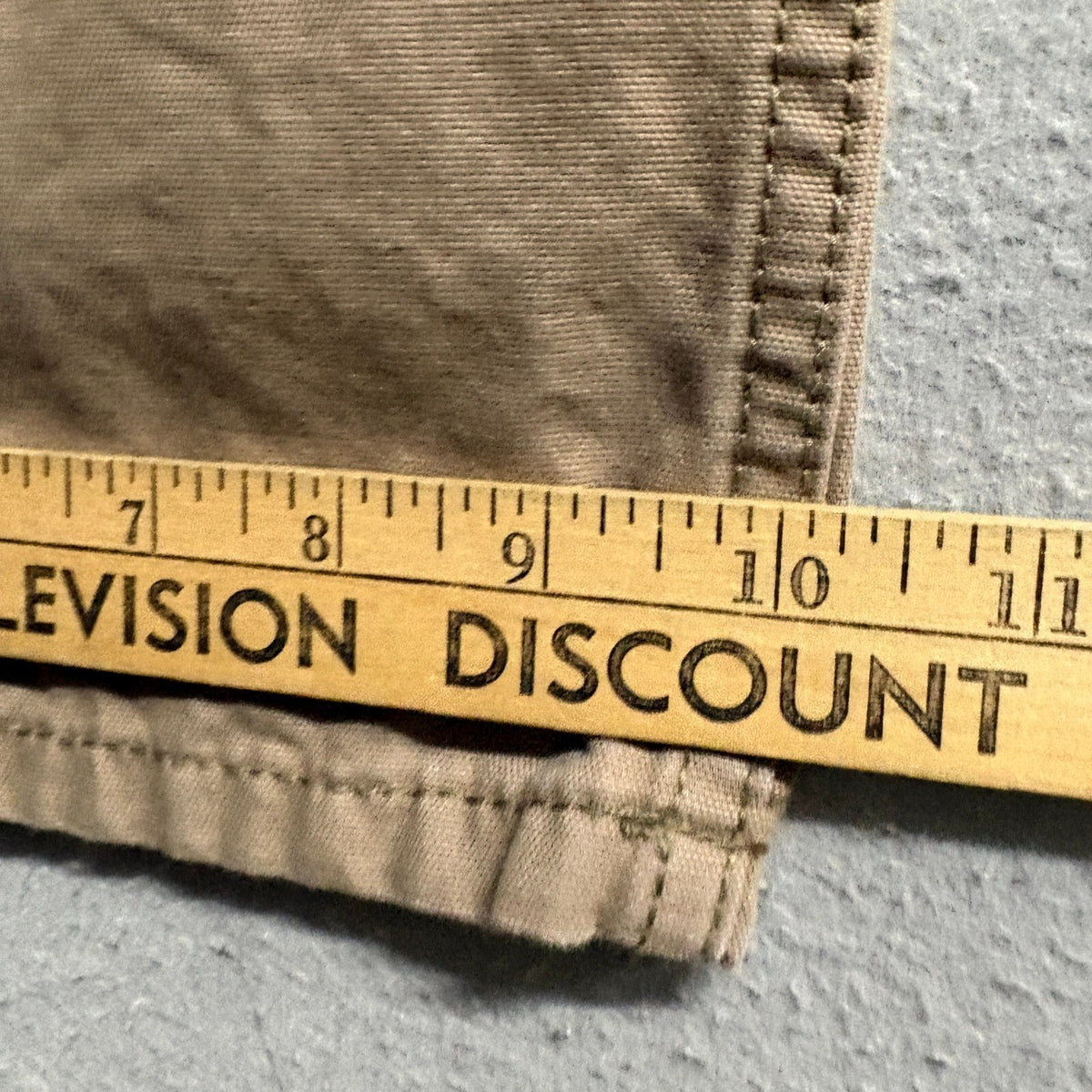 Blue Mountain Mens Work Pants 40x30 Tan Brown Canvas 100% Cotton Five Pocket