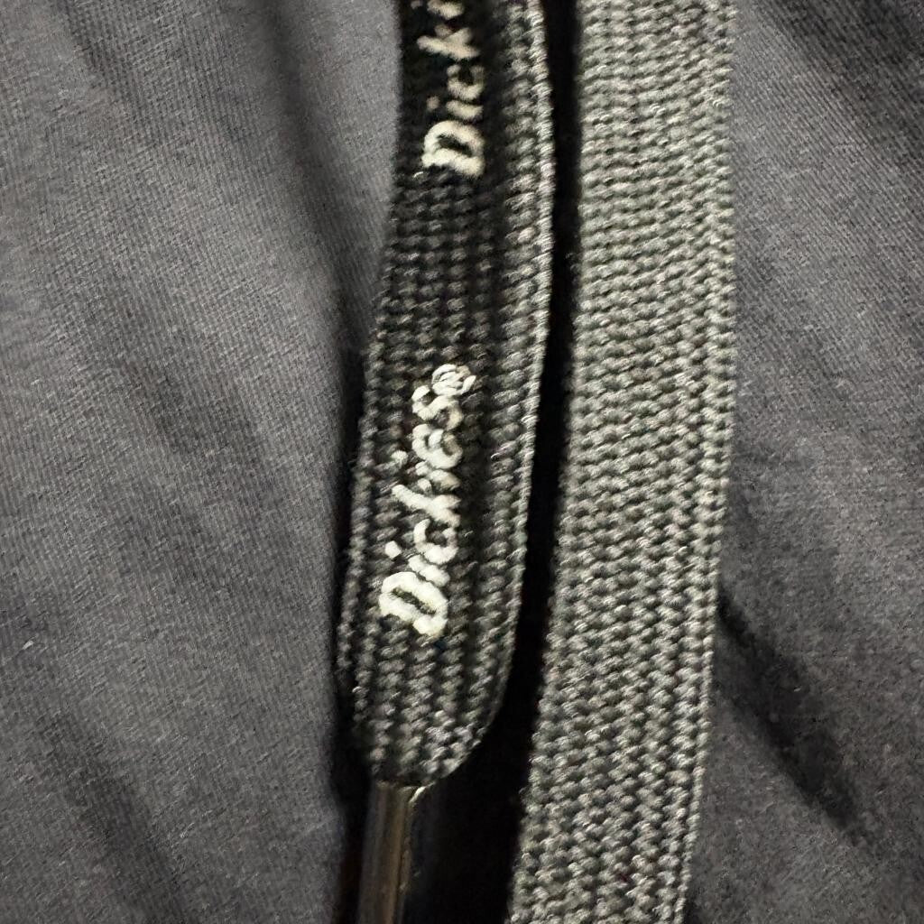 Dickies Girl Cargo Pants Womens XS Black Contrast Stitch Drawstring Utility Y2K