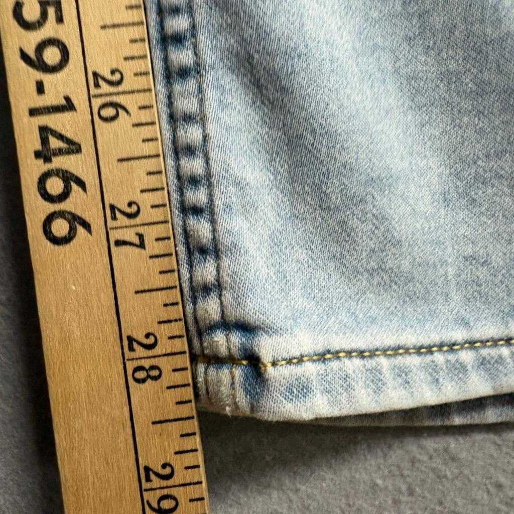 Gap Wide Leg Denim Joggers Womens Small Regular Light Wash Elastic Waist