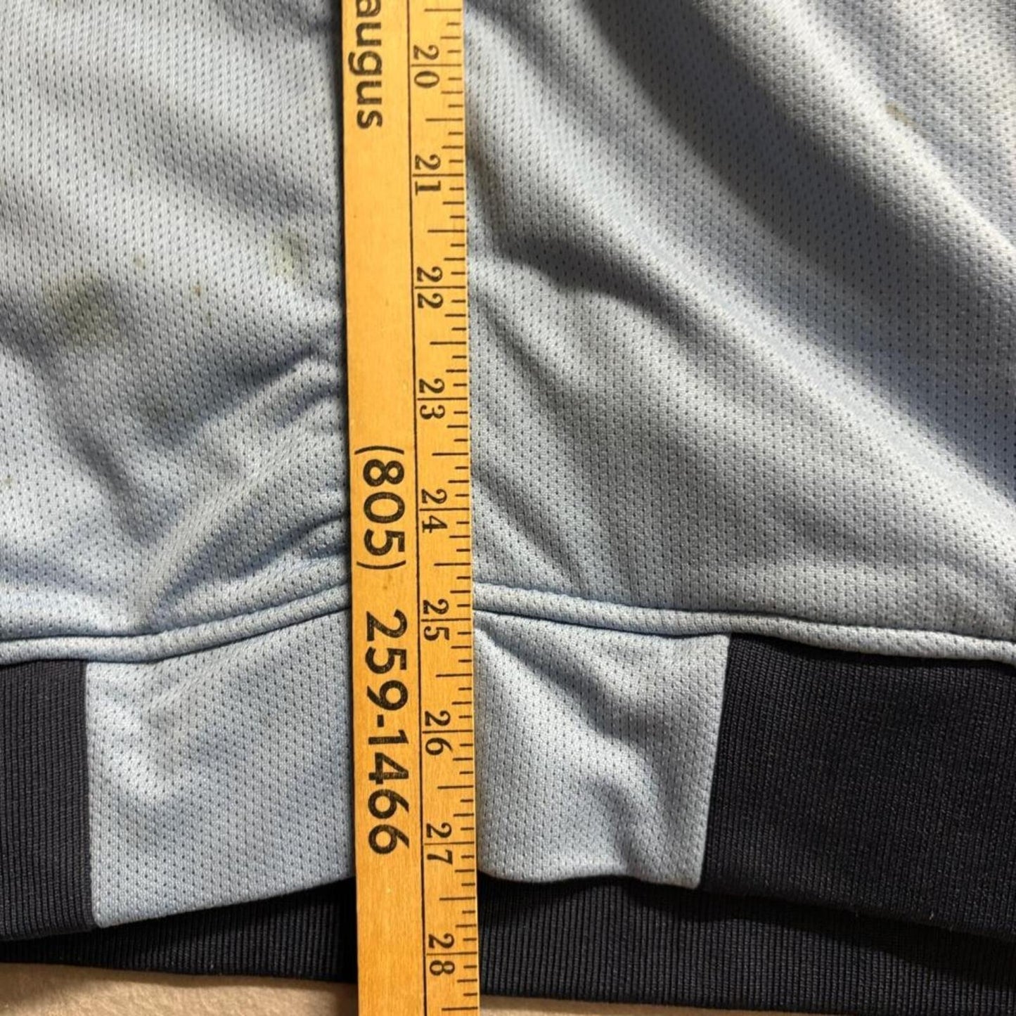 Ecko Unltd Track Jacket Mens XL Blue Full Zip Rhino Logo Y2K Streetwear