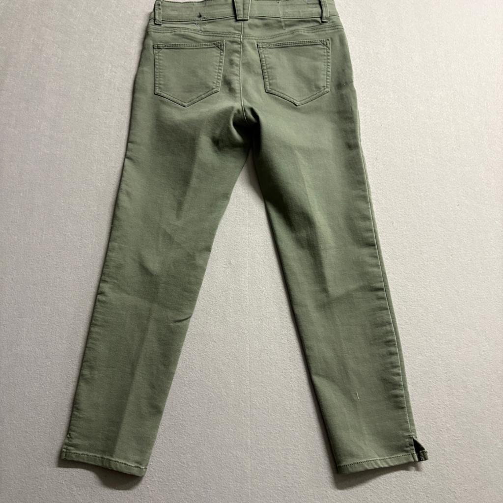 G.H. Bass & Co Women's Size 6 Olive Green Skinny Pants Stretch Casual Ankle