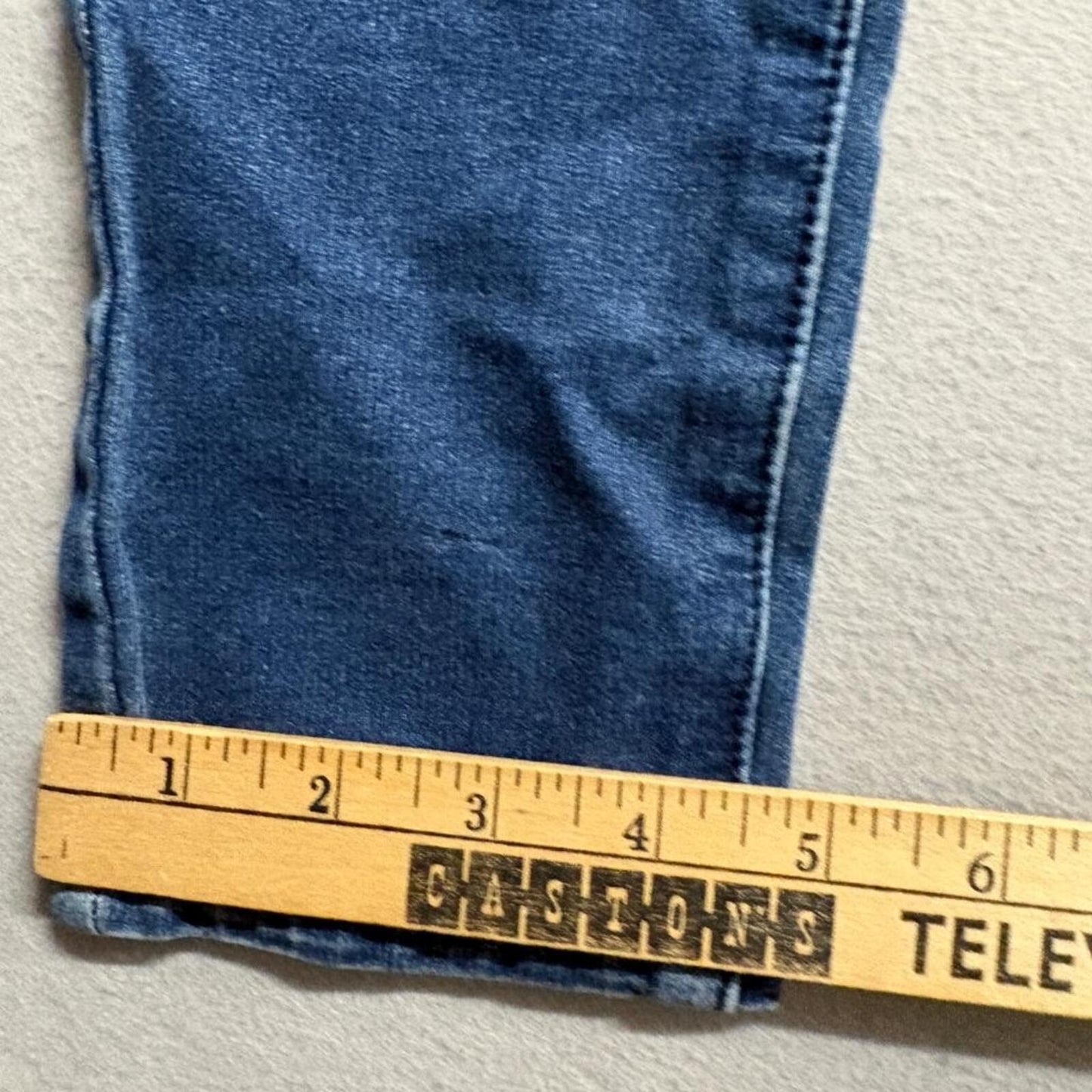 American Eagle Stretch Jegging Jeans Womens Size 0 Regular Blue Denim Low Rise