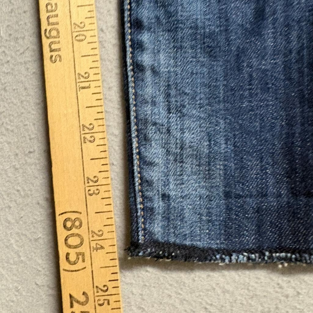 Current Elliott The Cropped Roller Jeans Womens Size 26 Wildcard Destroy Blue