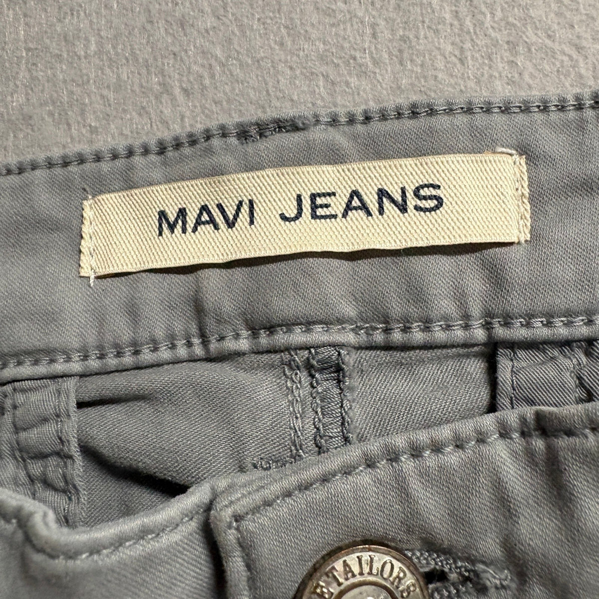 Mavi Johnny Slim Leg Pants Mens 32x32 Gray Cotton Stretch Chino Trousers