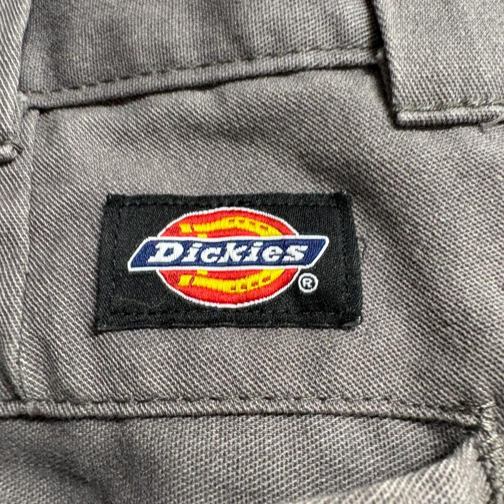Dickies Flex Mens 34x32 Gray Chino Pants Straight Leg Flat Front Workwear