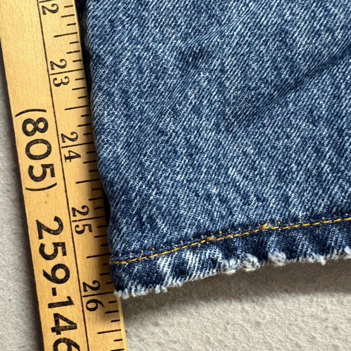 Levis Premium 501 Original Fit Jeans Womens W23 L28 Blue Denim Straight Leg High