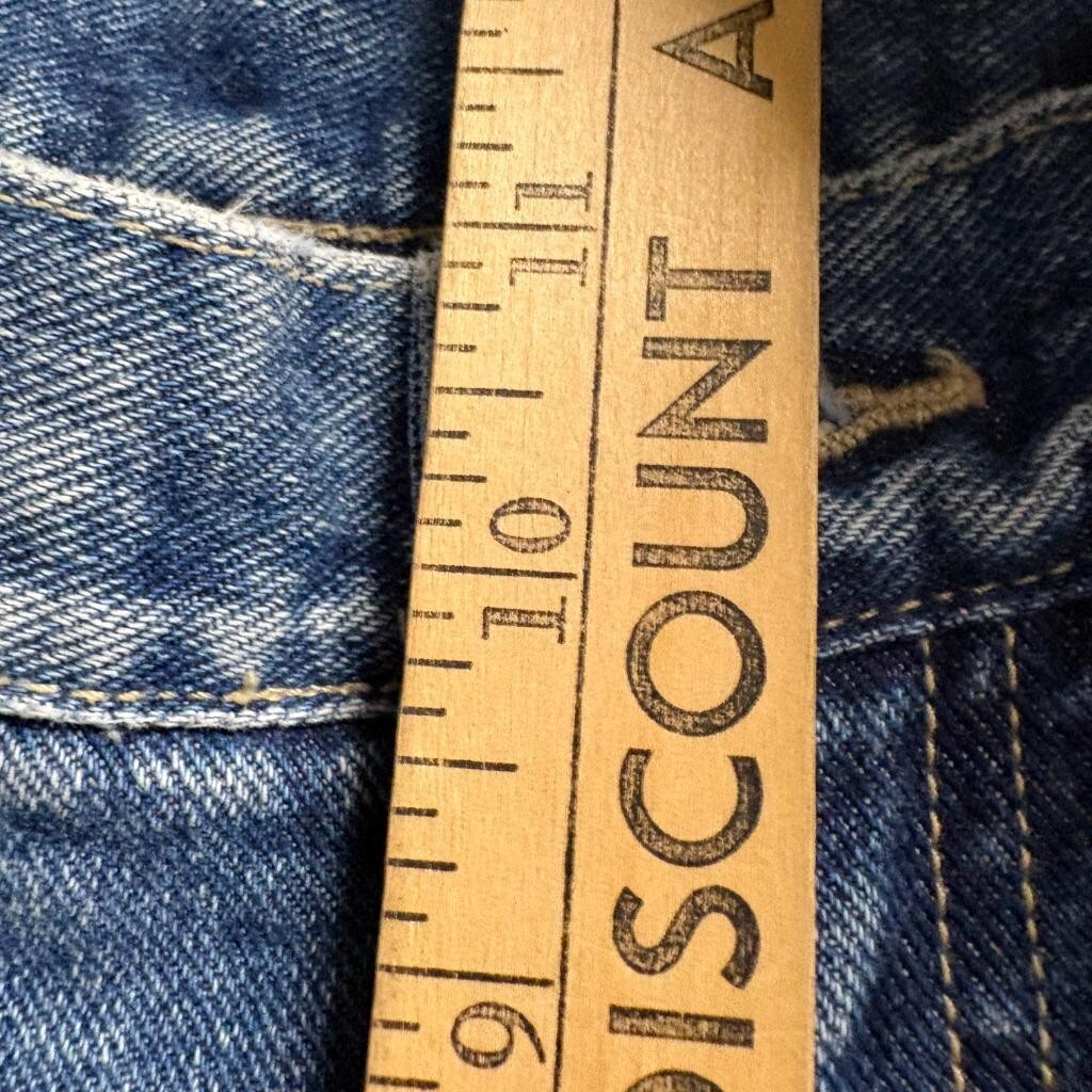 Vintage NY Jeans Womens Size 6 Easy High Rise Tapered Mom Blue Denim Hong Kong