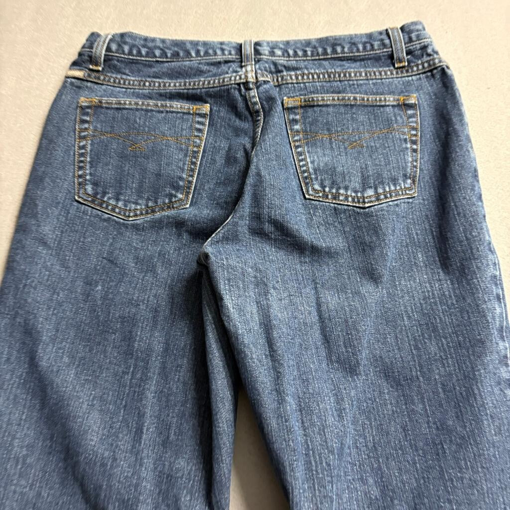 Cruel Girl Slim Jeans Womens 15 X-Long Blue Denim High Rise Straight Leg Western