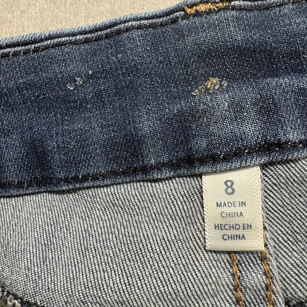 Seven7 Skinny Jeans Womens 8 Blue Denim Stretch Mid Rise Five Pocket