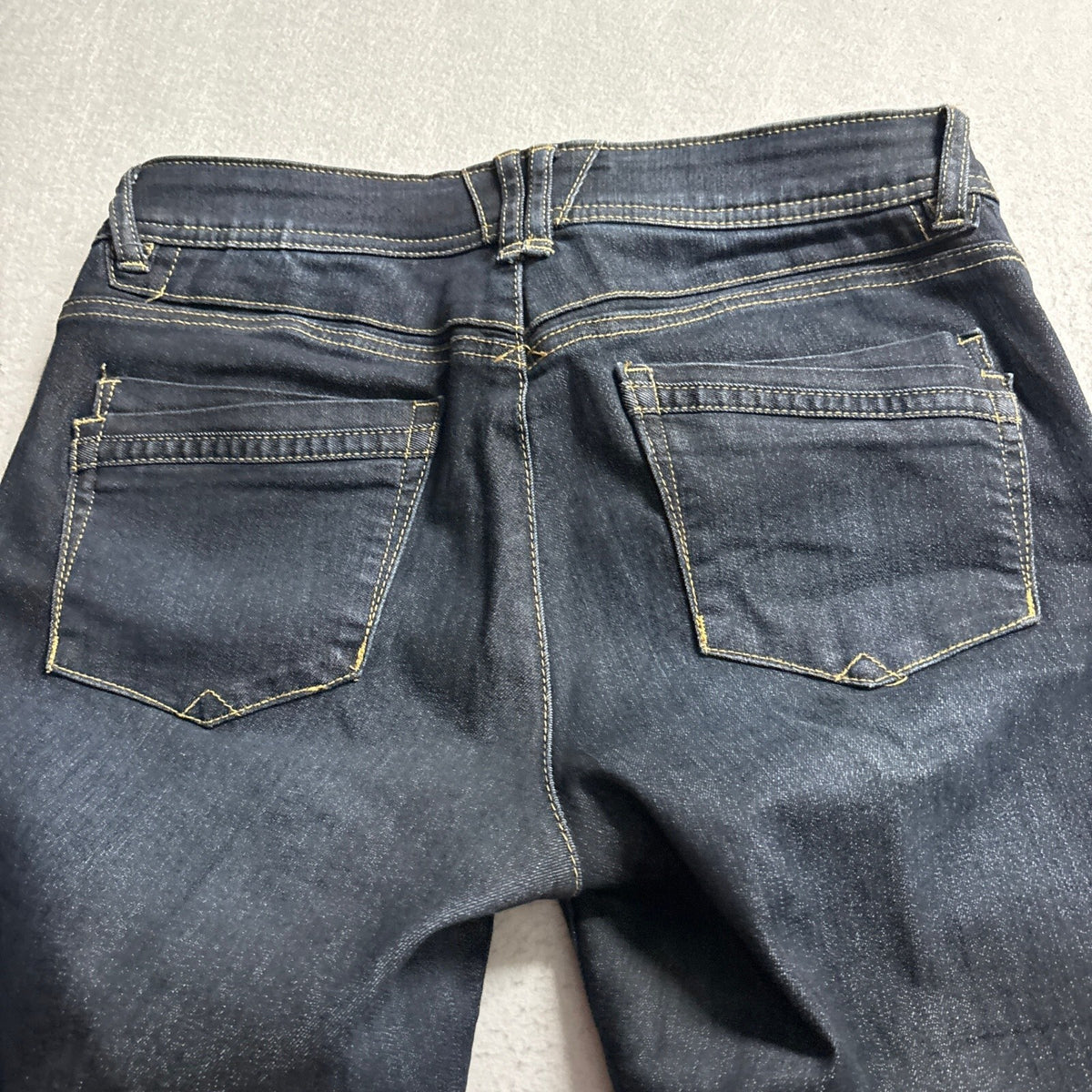 Democracy Ab Technology Womens Dark Wash Straight Leg Jeans Size 6 B1248BBTX