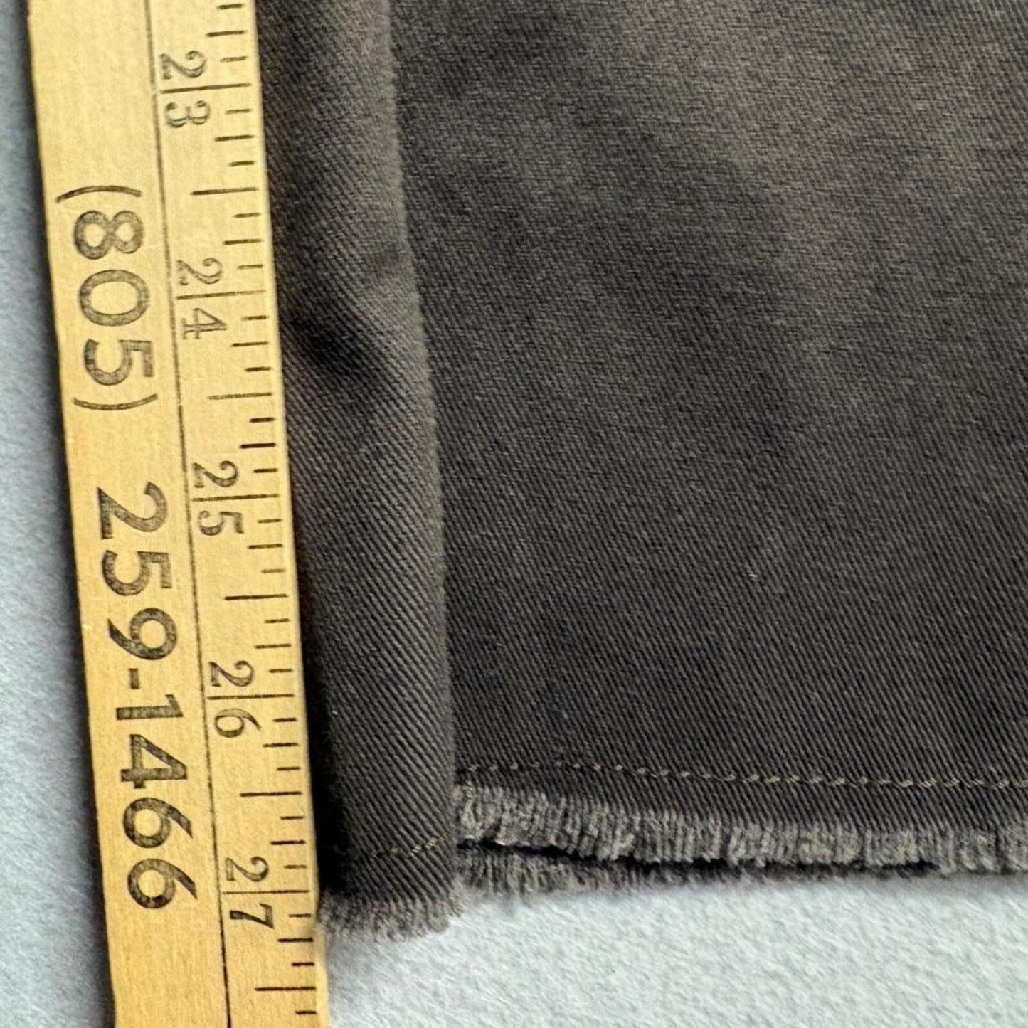 Dickies 874 Original Fit Mens Pants 28x26 Brown Raw Hem Cut Off Workwear Chino