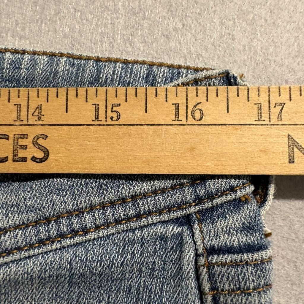 Pilcro and the Letterpress Slim Boyfriend Jeans Womens 29 Anthropologie Blue