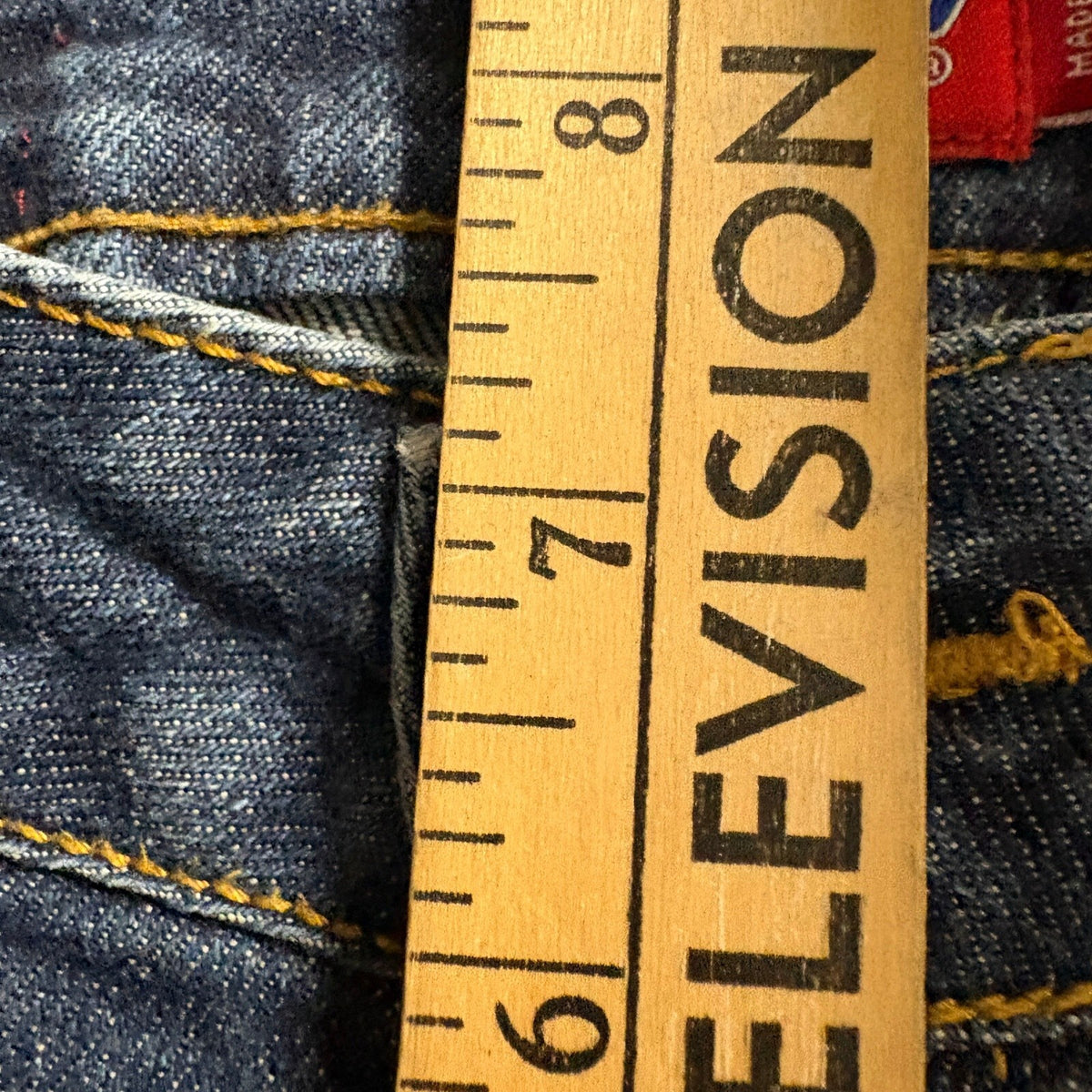 Dickies Womens Low Rise Straight Leg Denim Jeans Blue Size 5 x 30