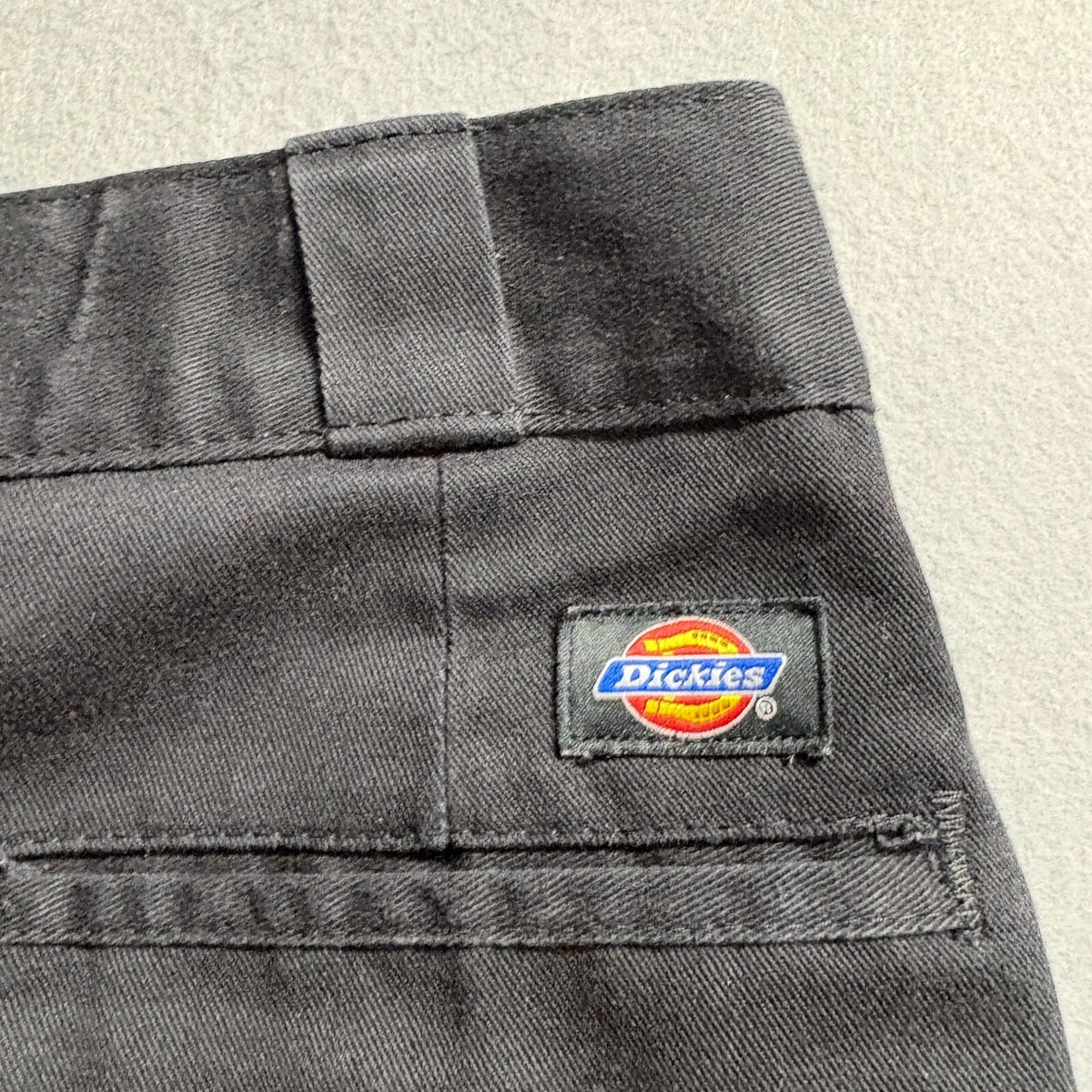 Dickies 874 Work Shorts Mens 48 Black Heavyweight Twill Canvas Cut Off Chino