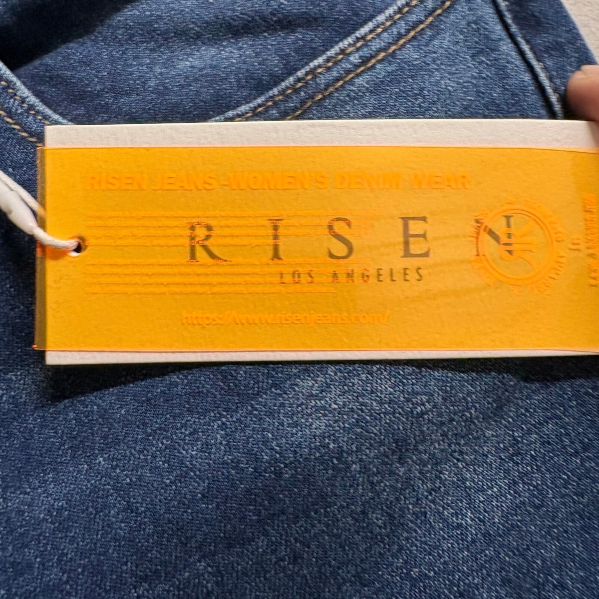 Risen Jeans Womens 2XL Dark Wash High Rise Stretch Denim Skinny Jeans NWT