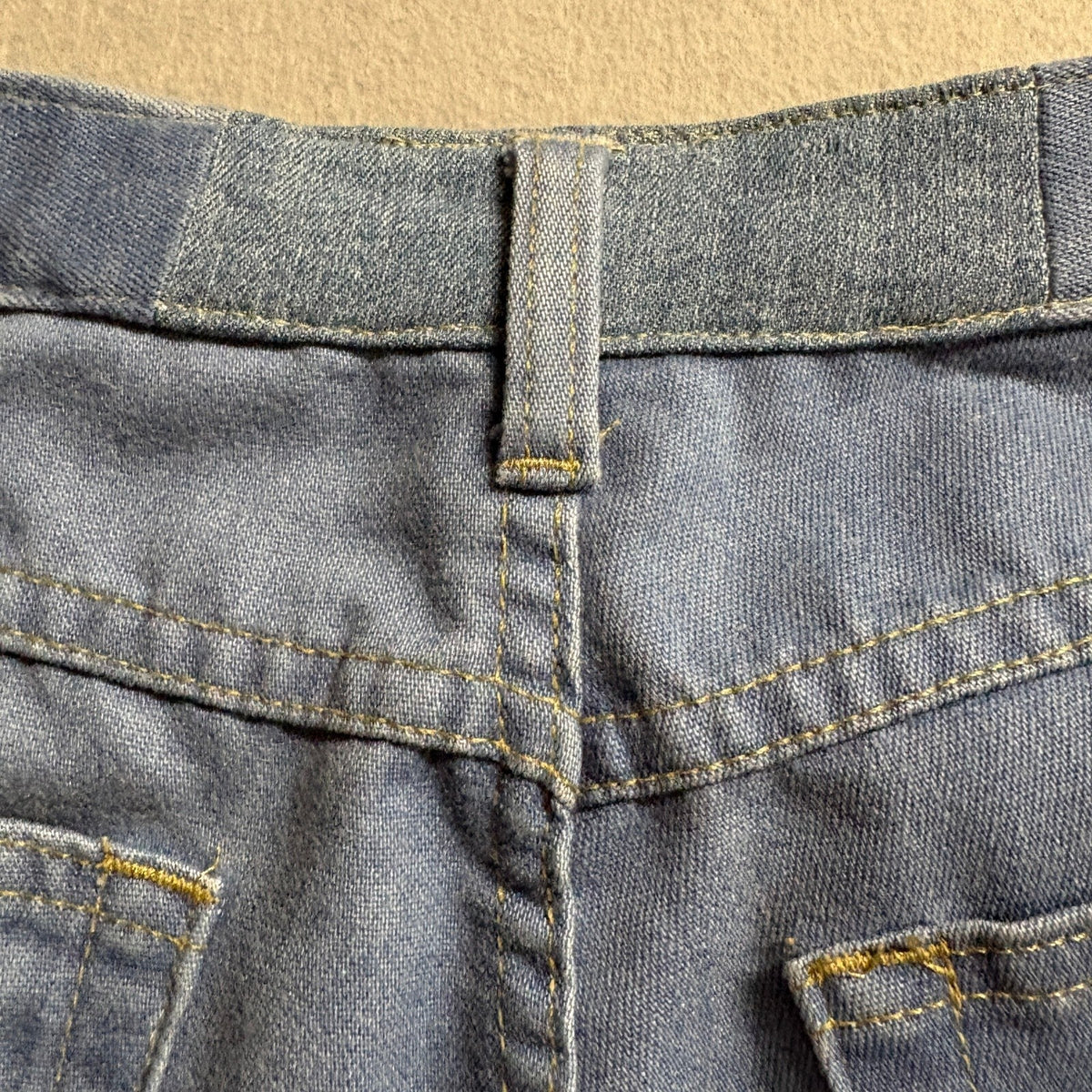 Vintage Towncraft Jeans Mens 32x25 Blue Denim Polyester Blend Straight Leg