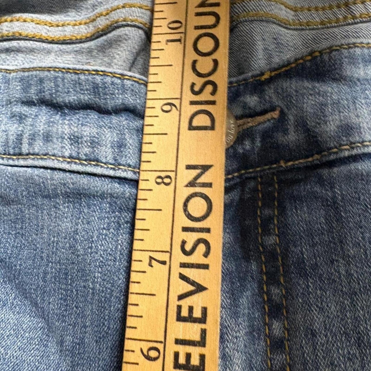 Torrid Relaxed Bootcut Jeans Womens Plus Size 22 Distressed Blue Denim Stretch