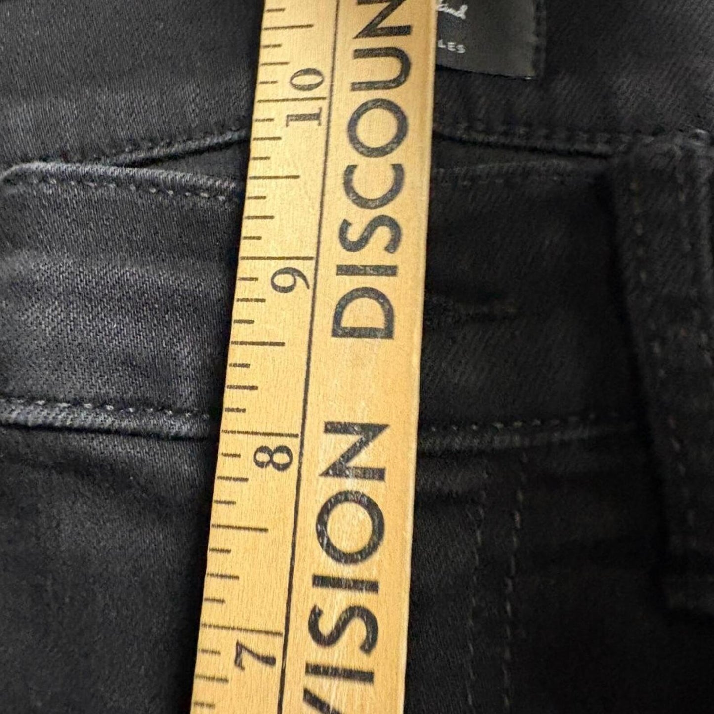 7 For All Mankind Slim Jeans Mens Size 30 Black Denim Pants Fits Like 29x29