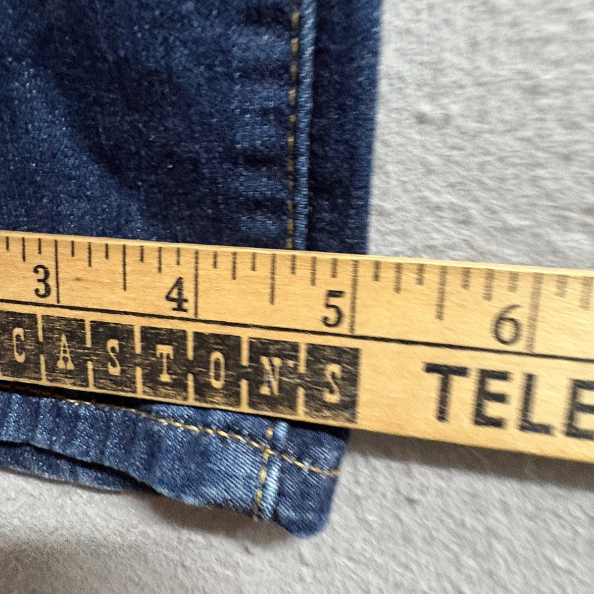 Levi's 720 High Rise Super Skinny Jeans Womens 32 W32 L28 Blue Stretch Denim