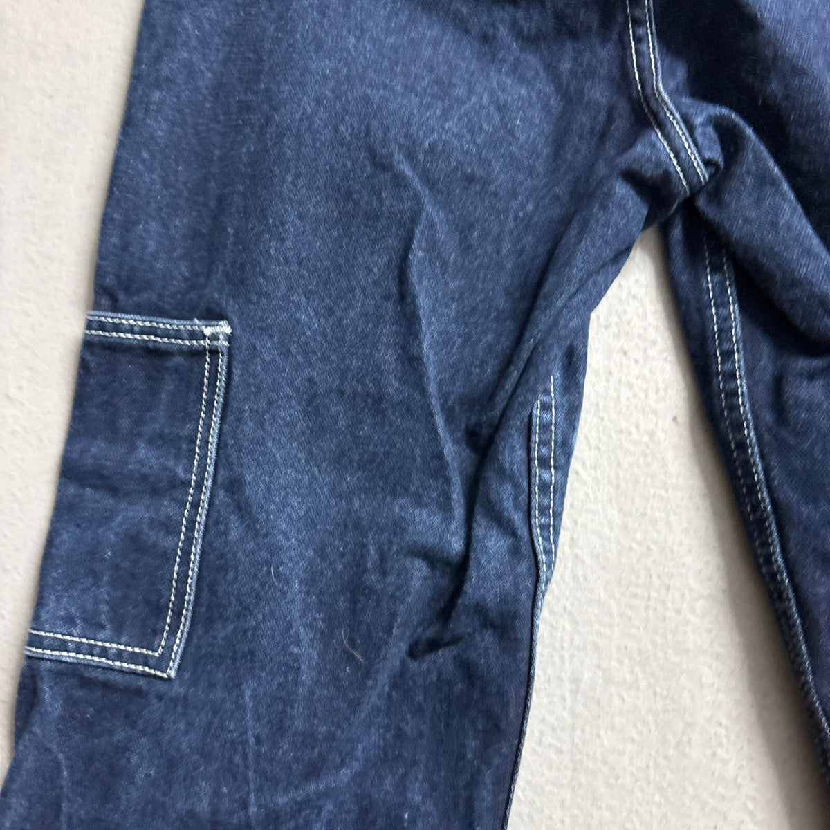 J. Galt Brandy Melville Womens High Waist Straight Leg Carpenter Jeans Size