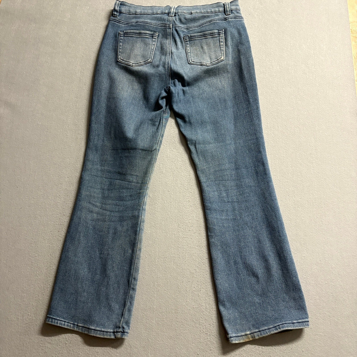 DG2 by Diane Gilman Jeans Womens Size 8 Blue Denim Bootcut Stretch Comfort