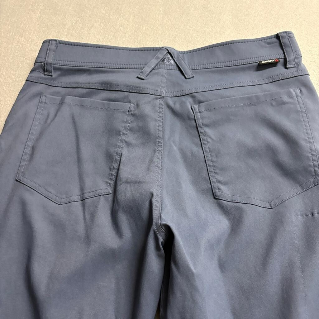 Gerry Mens Stretch Hiking Pants 32x30 Blue Gray Nylon Blend Outdoor Trail Travel
