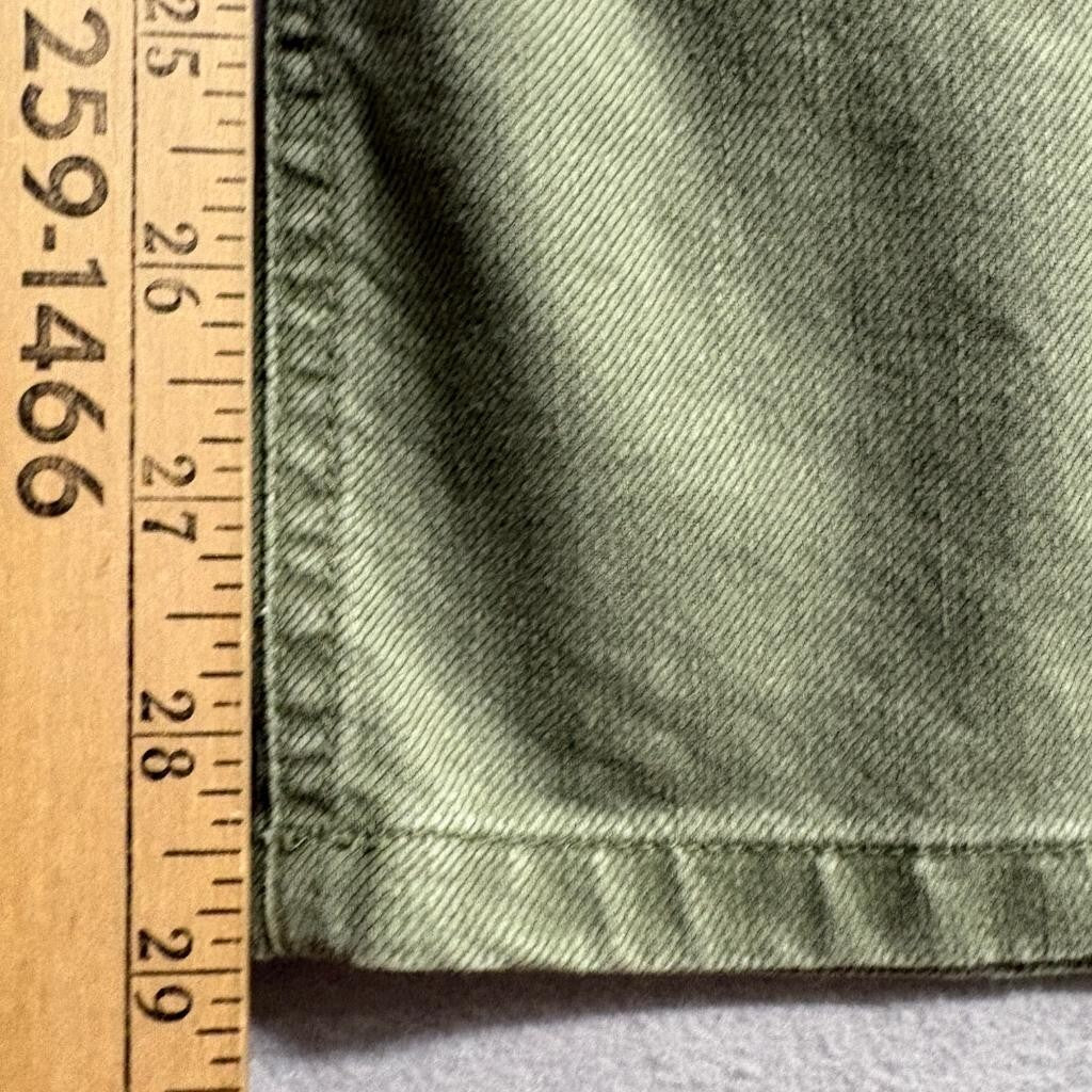 Universal Thread Wide Leg Utility Pants Womens Size 8 Green Cotton Lyocell Blend