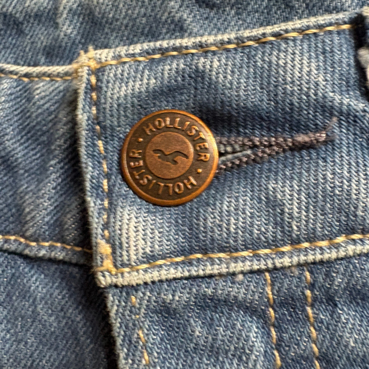 Hollister Abercrombie Sample Jeans Mens 26x26 Blue Denim Straight Leg