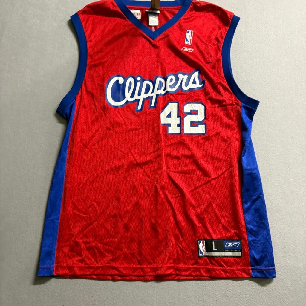 Elton Brand LA Clippers Reebok Jersey Youth Large Red 42 NBA Basketball