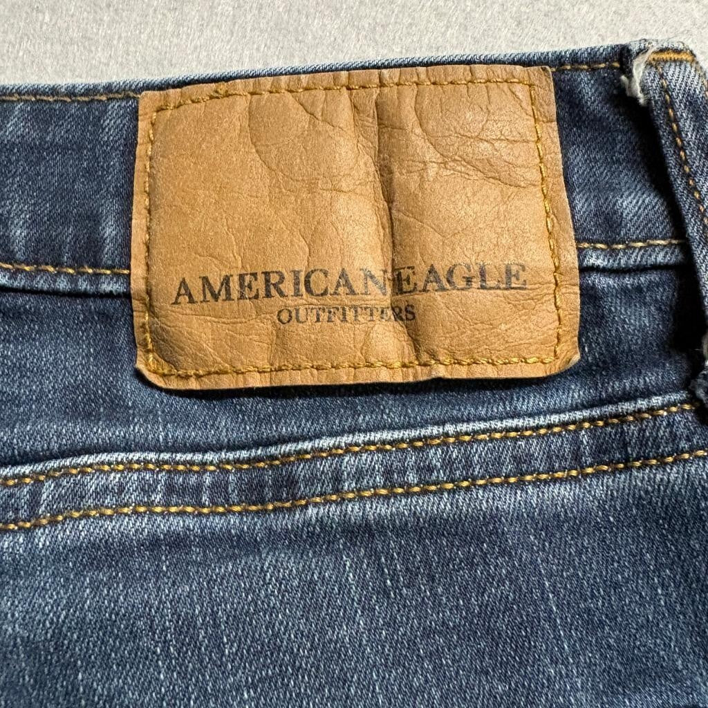 American Eagle Outfitters Jeans Mens 33x30 Blue Denim Straight Leg Stretch