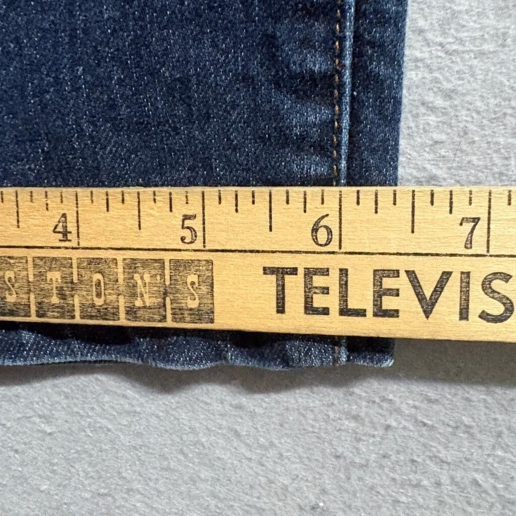 Old Navy The Diva Jeans Womens 12 Regular Dark Wash Blue Denim Stretch Straight