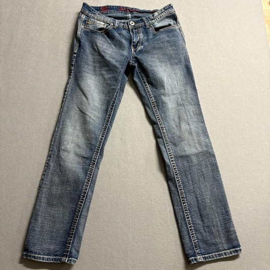 Axe & Crown Classic Straight Jeans Womens 30x30 Medium Wash Stretch Denim